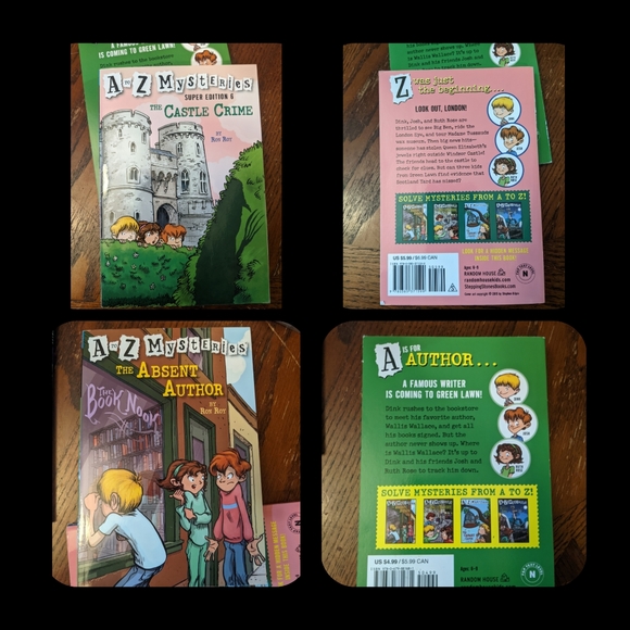 5/$25 Bundle of 3, like new A to Z mysteries books for young readers. - Picture 2 of 4